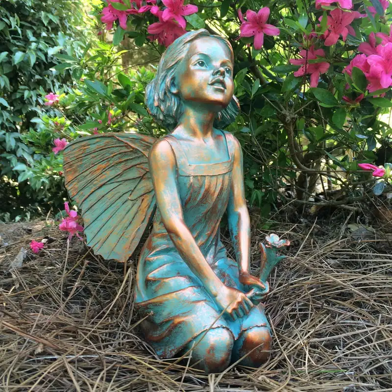 

Rebecca Fairy in Bronze Patina Home Patio & Large Statue