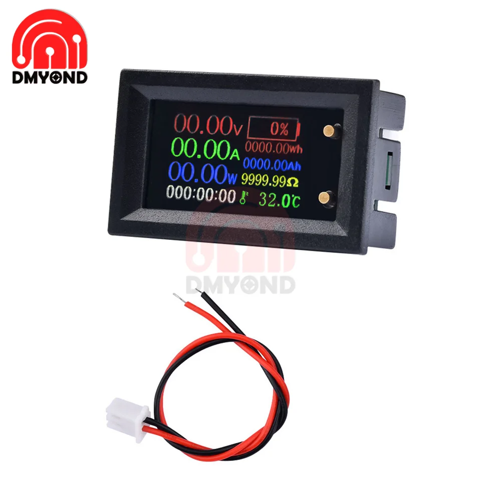 Mini Digital Voltmeter Ammeter DC 6-30V 20A Amp Volt Voltage Current Power Meter Detector Tester 1.14" LED Display