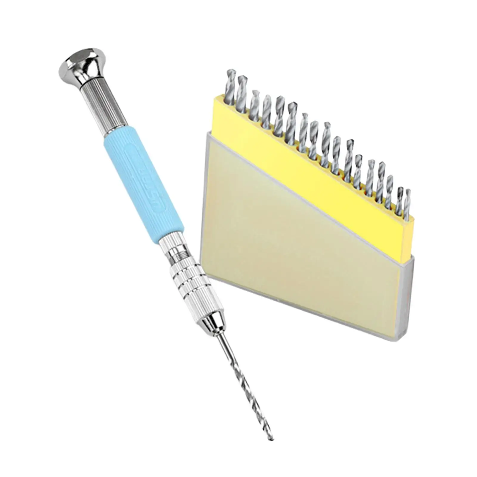 

Pin Vise Hand Drill Portable Precision Hand Drill Tool Set Pin Vice Drill Set for Wood Model Making Watch Hobby Resin