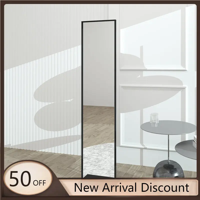 

Портативное зеркало для спальни, гардеробная длинная Эстетическая одежда для прихожей, большое дизайнерское зеркало для пола, декор для ст...