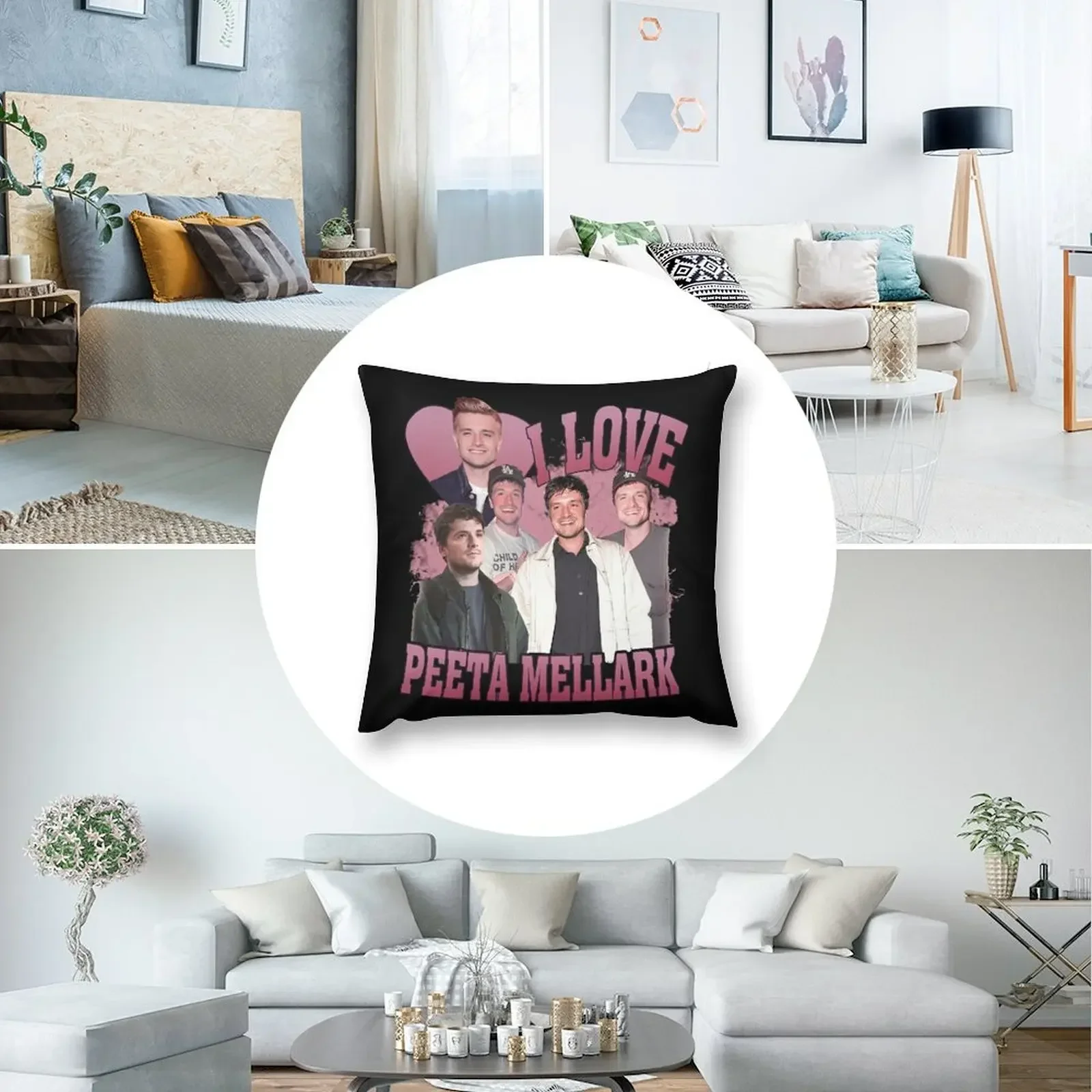 I Love Peeta Mellark декоративная подушка домашний декор осенняя наволочка чехол для