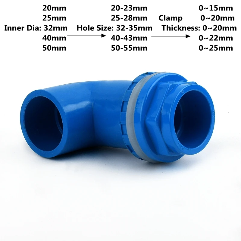 

Соединитель для садовой воды SHSMFC синий 20-50 мм