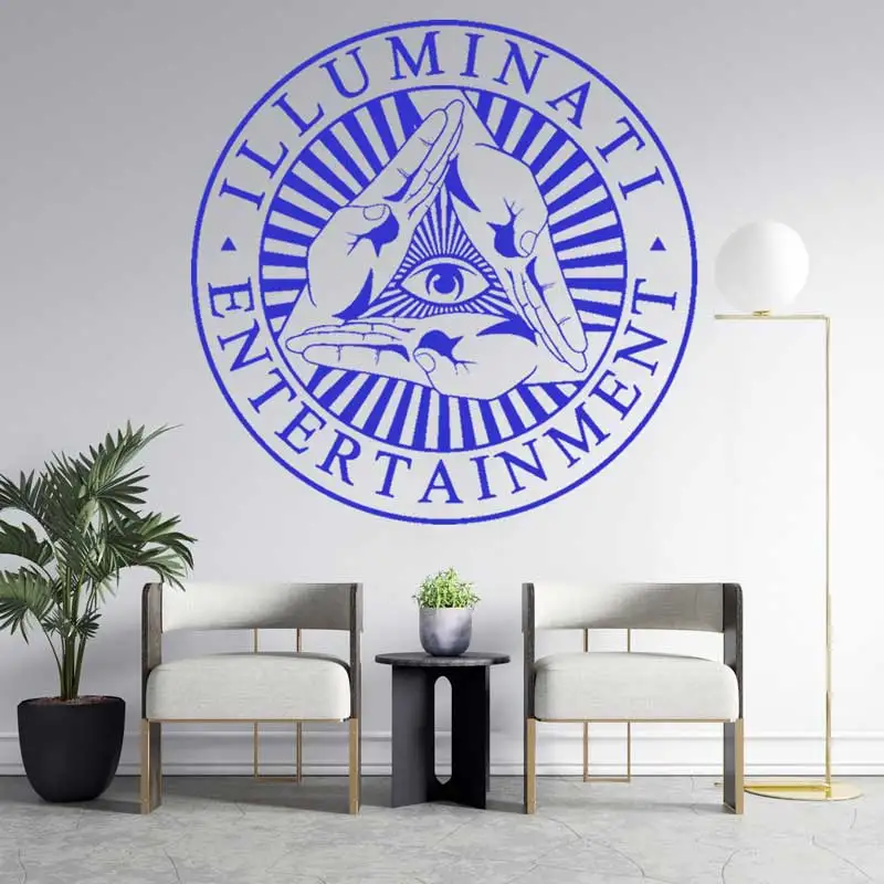 Freemason глаз иллюминатов of Horus Sigh настенный виниловый стикер на стену все зрение