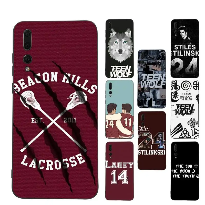 

RuiCaiCa Teen Wolf Phone Case Soft Silicone Case For Huawei p 30lite p30 20pro p40lite P30 Capa