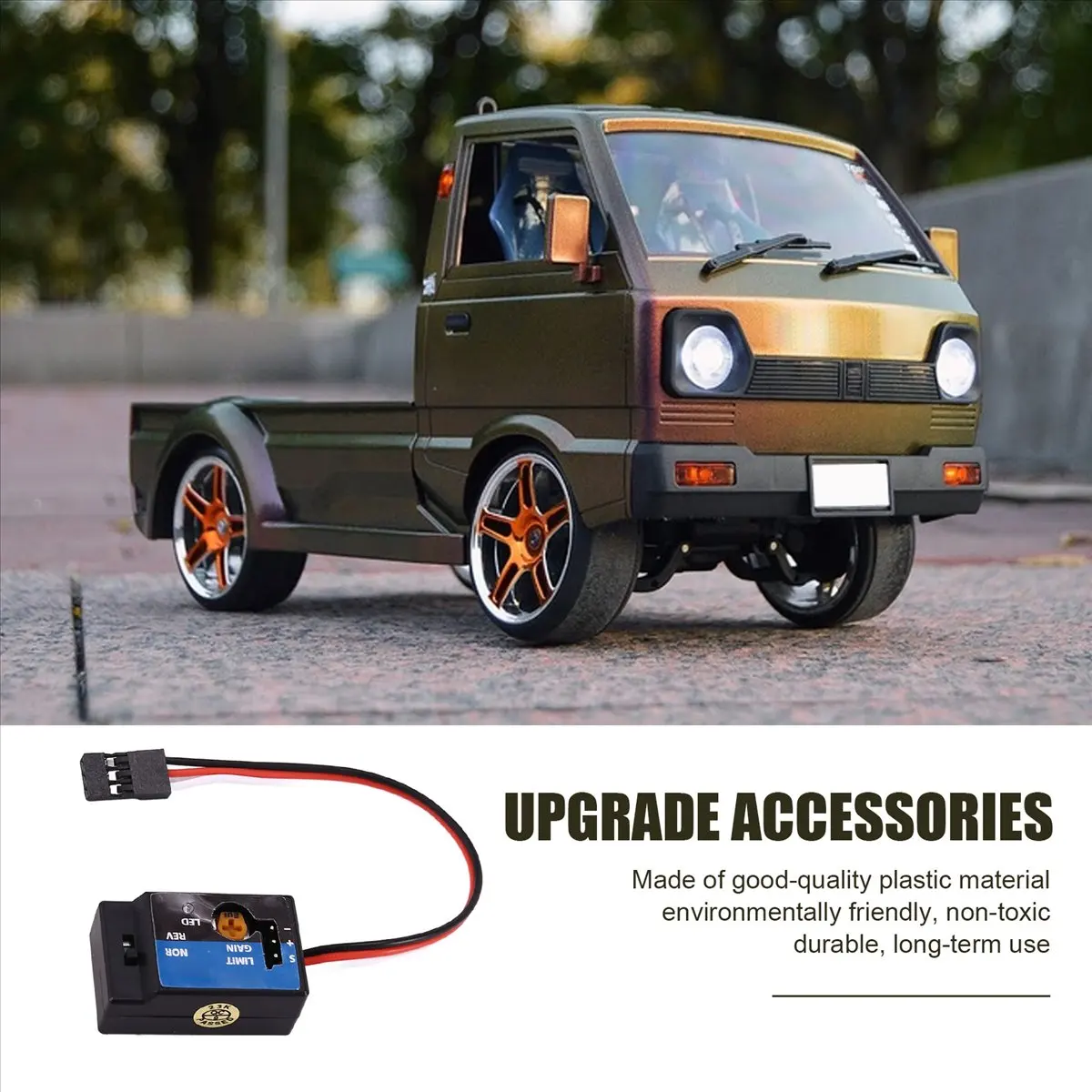 Фото M87K высокоскоростной вспомогательный гироскоп для дрейфа для D12 Mini Truck Drift с плоским ходом RC автомобиля вспомогательные аксессуары для модификации №2