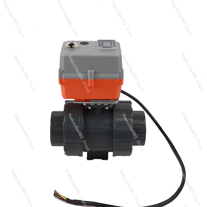 Двухсторонний умный модулирующий Пневматический шаровой клапан из НПВХ с