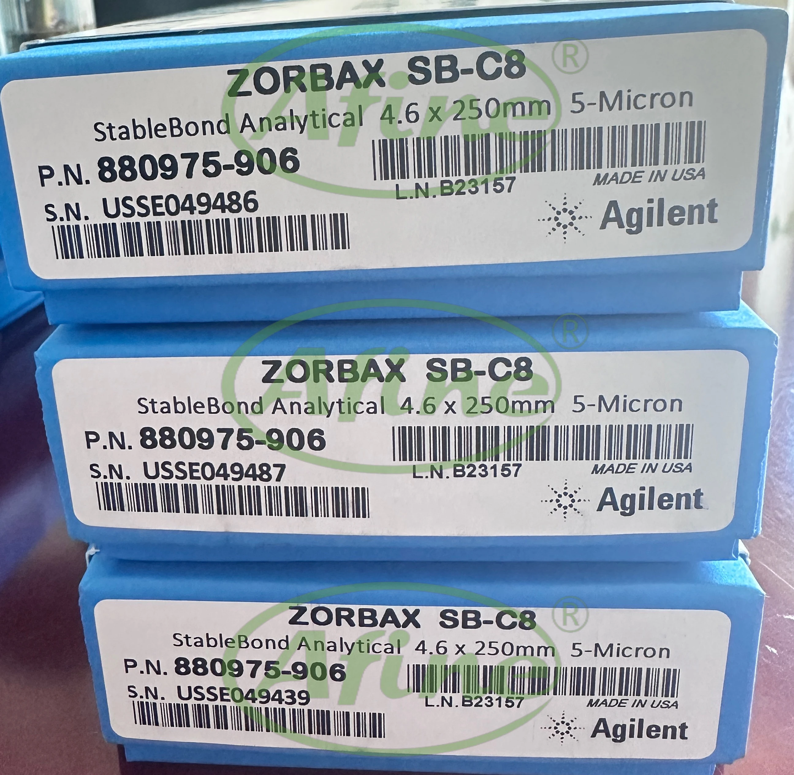 AFINE Agilent ZORBAX 880975 -906 -902 -901КолонкаStableBond C8 4 6 x 250 мм 5 мкм 400 бар