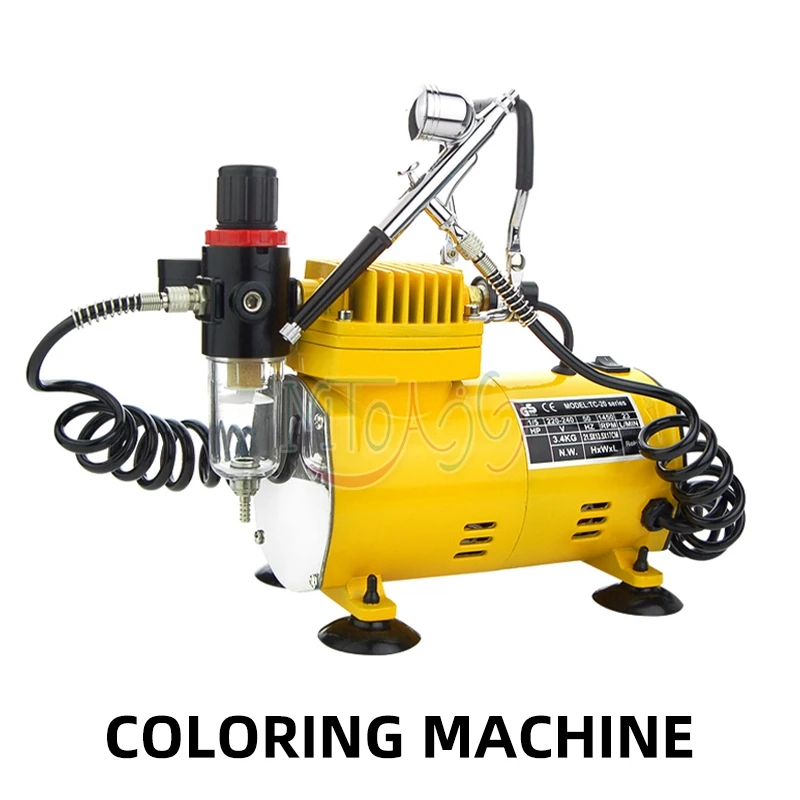 Coloring machine sugar tools color spraying machine baking mousse cake airbrush color painting airbrush air pump set