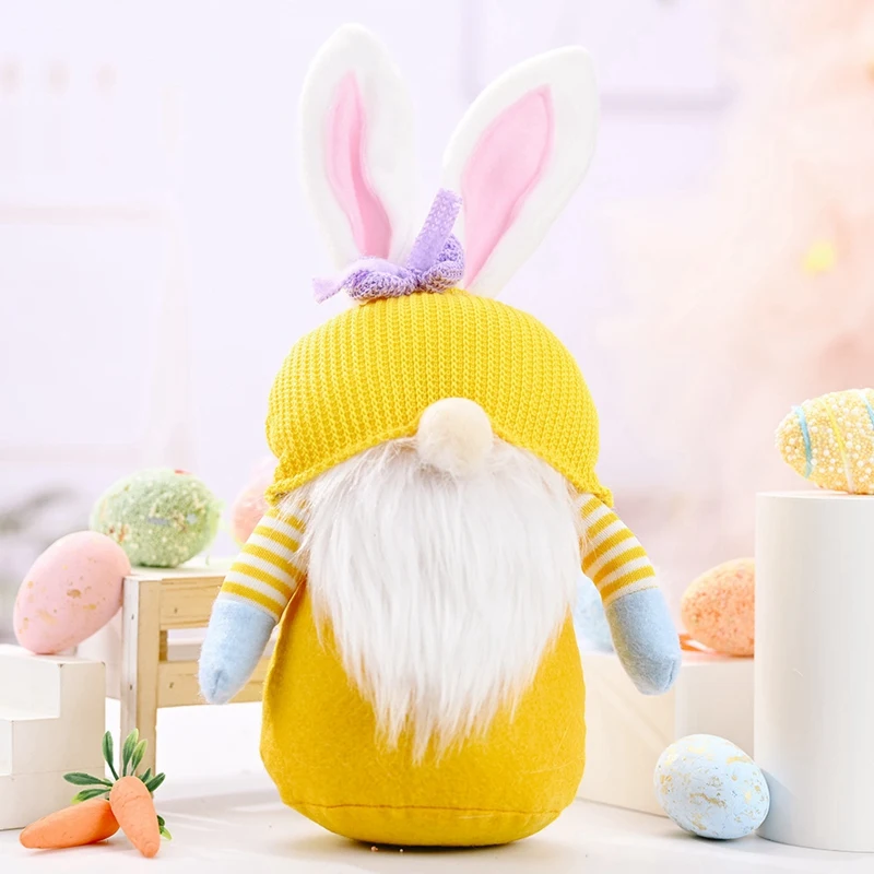 Easter Gnomes Bunny Dwarf Faceless Doll Plush Decor Gift