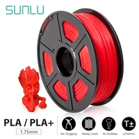 sunlu 3d printer filament plapla plus 1 75mm high quality pla filament low shrinkage consumable for 3d printer and 3d pens 1kg