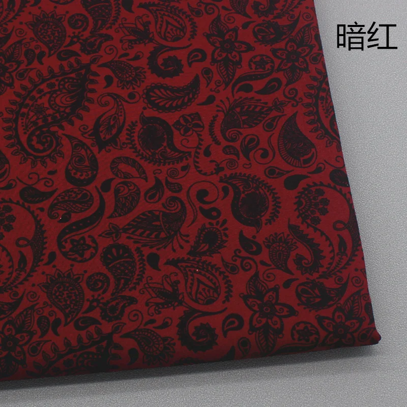 145x5 0 см черно-белая женская красочная ткань в этническом стиле с хвостом Феникса - Фото №1