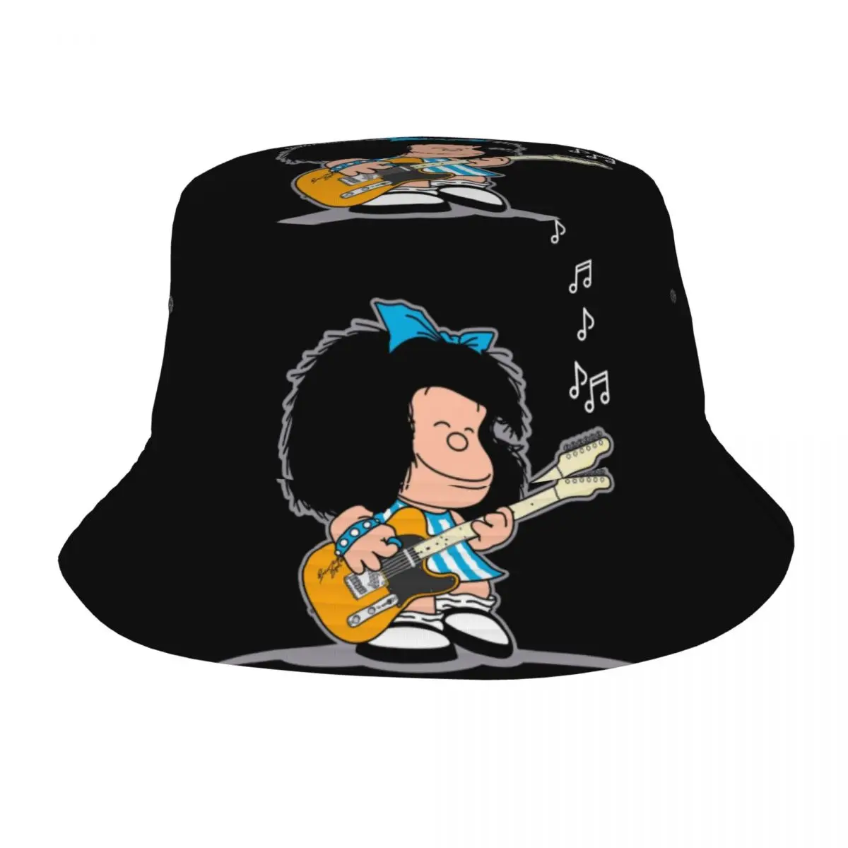 

Панама из комиксов Mafalda Quino на заказ, Классическая пляжная мультяшная шапка в стиле унисекс, для путешествий, летняя кепка для рыбалки