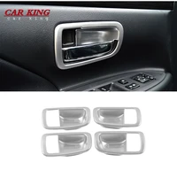 for mitsubishi outlander 2013 2019 abs interior inner door handle bowl cup protective covering cover trim car accessories 4pcs