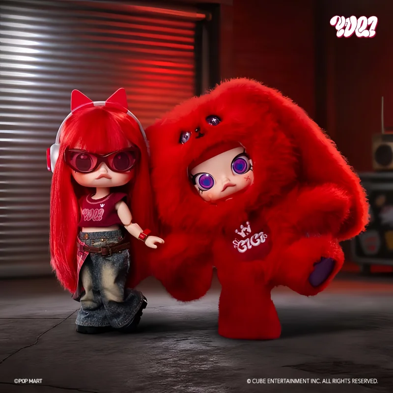Фото Новинка 2026 года: Оригинальная серия POP MART MOLLY X YUQI, фигурка-сюрприз в слепой коробке, масштаб 1/8, коллекционная фигурка, декоративные игрушки, подарки для фанатов №3