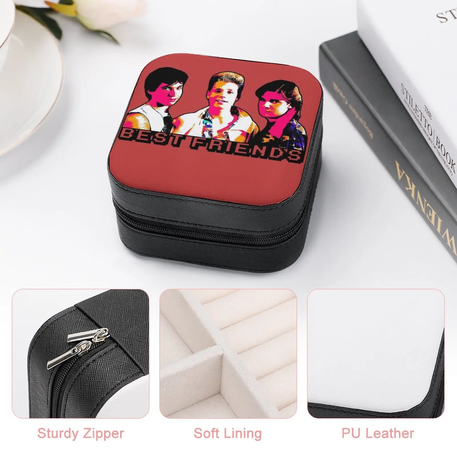 Лучшие друзья-чтение больше комиксов коробка для хранения ювелирных изделий