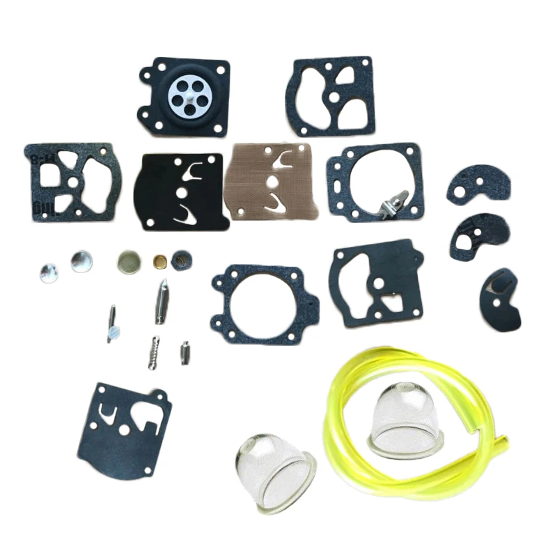 

Diaphragms Carburetor Repair Kit Gaskets Filters Carb For Poulan 1800 2000 2300 For Stihl FS85 Tools
