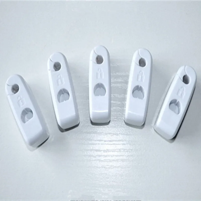 Sold In Packs Of 505 Pieces Phones Shop Wall Parts Visual Security Display Anti Theft Magnetic Open White ABS Stoplock for Hook