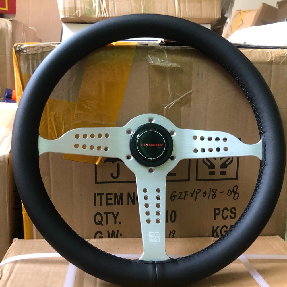 Классическое универсальное гоночное рулевое колесо 14 дюймов для VW HONDA TOYOTA
