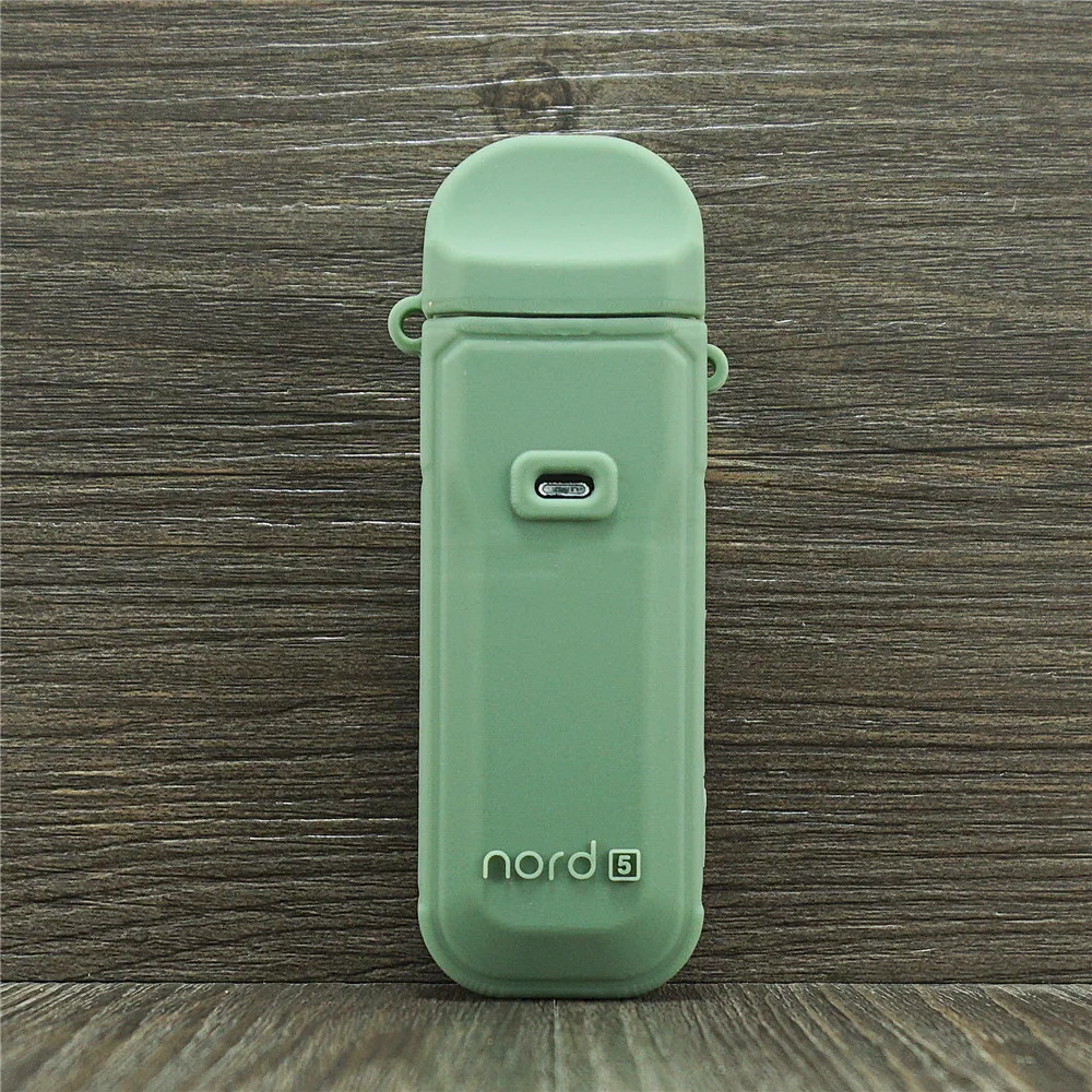 

2023 Hot Sale Black Matte Soft Rubber Silicone Vape Cover Shell For Smok Nord 5 Anti-drop Replacement Case Accessories
