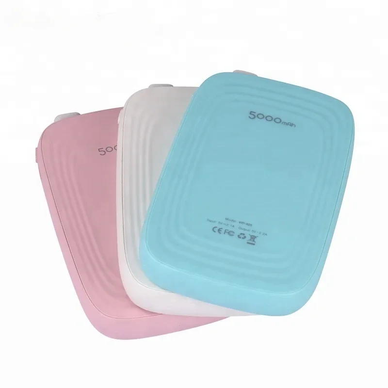 

Шэньчжэнь Wanshuntong, Встроенный кабель, Пользовательский логотип, внешний аккумулятор для телефона, мощность 5000 мАч