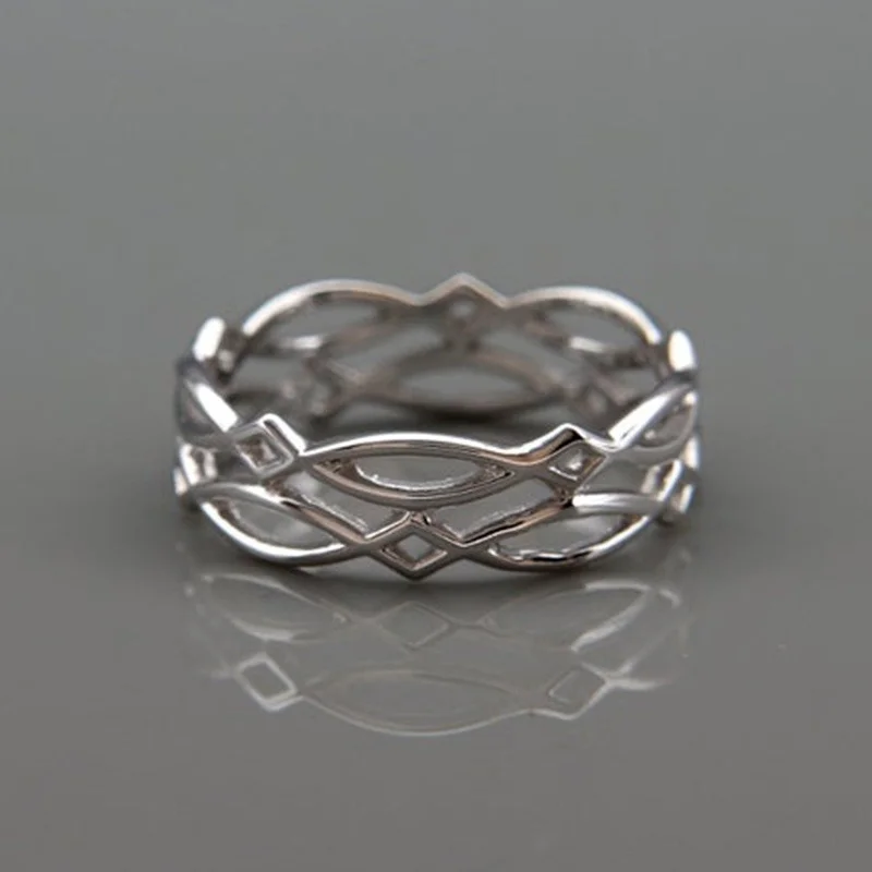 

Simple Fashion Engagement Wedding Anniversary Ring Size 6-10
