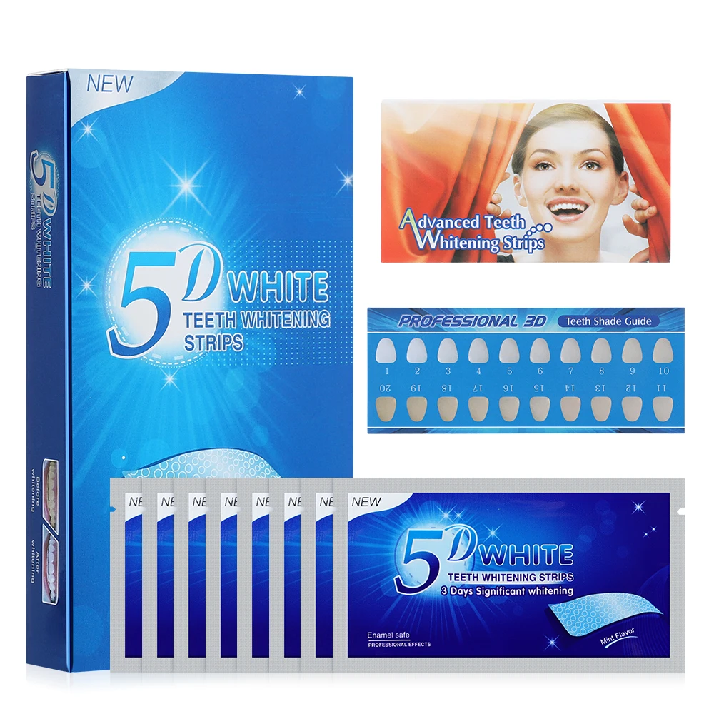 Strips 14pcs Tooth Whitener Kit Oral Hygiene Care Strip For 