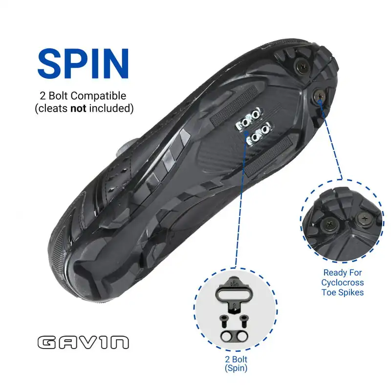 

Lace Up Quickly SPD Compatible - Mountain Bike Shoe, Lightweight & Durable MTB Shoes for Cycling