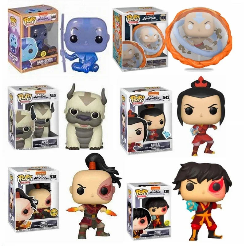 Новинка Funko POP avatar 838 # Zuko #538 Appa 540 Azula 542 #1000 Aang #940 виниловые фигурки коллекционные