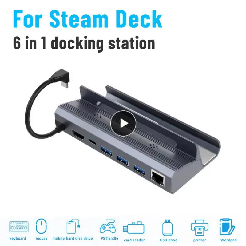 

Consumer Electronics Usb 3.0 Hub High-speed Multifunctional Usb Hub Adapter 100w Portable Type-c Docking Station Aluminum Alloy