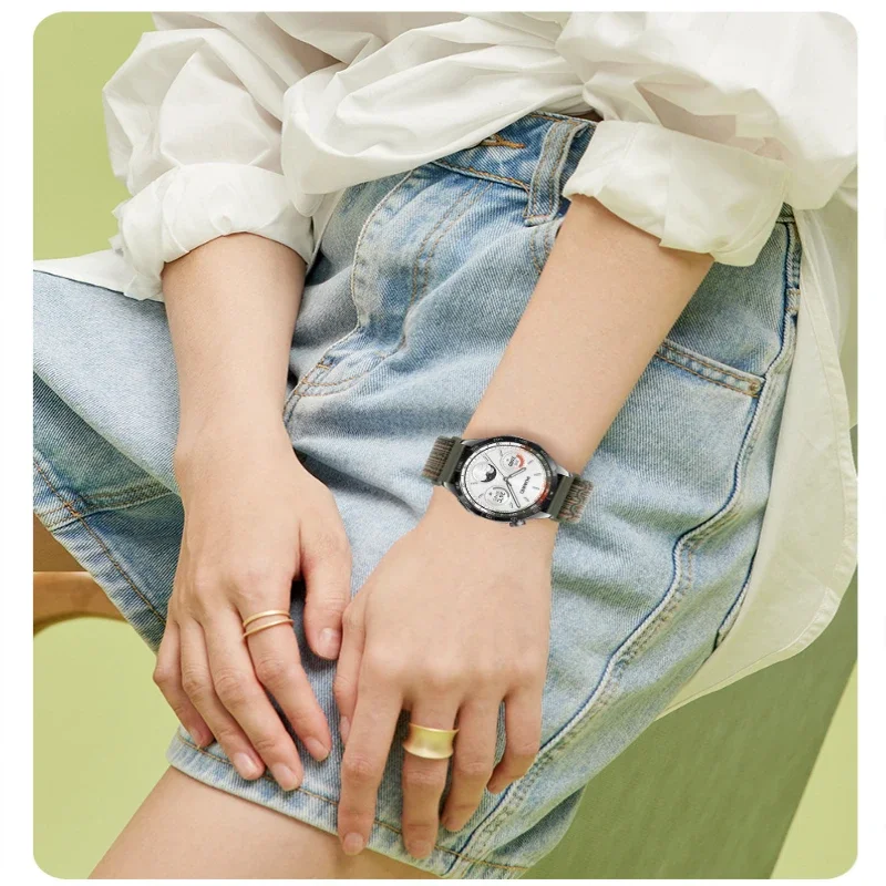 Фото Нейлоновый ремешок 22 мм 20 мм для Huawei Watch GT5 46 мм/Watch GT5 Pro 46 мм Браслет-браслет для Samsung Watch 7 6 5 4 Ремень Amazfit GTR №2