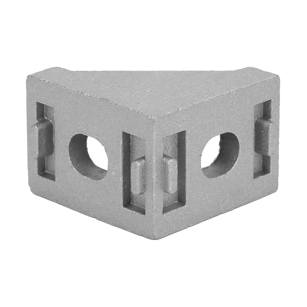 50 шт. штатив с 2 отверстиями под прямым углом тип L для алюминиевого профиля 2028