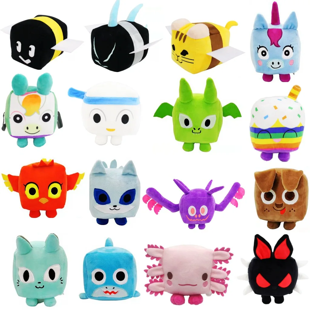 

Pet Simulator X Cat Big Games Cat Plush Toys Blue Cat Doll Axolotl For Kids Children Christmas Gift