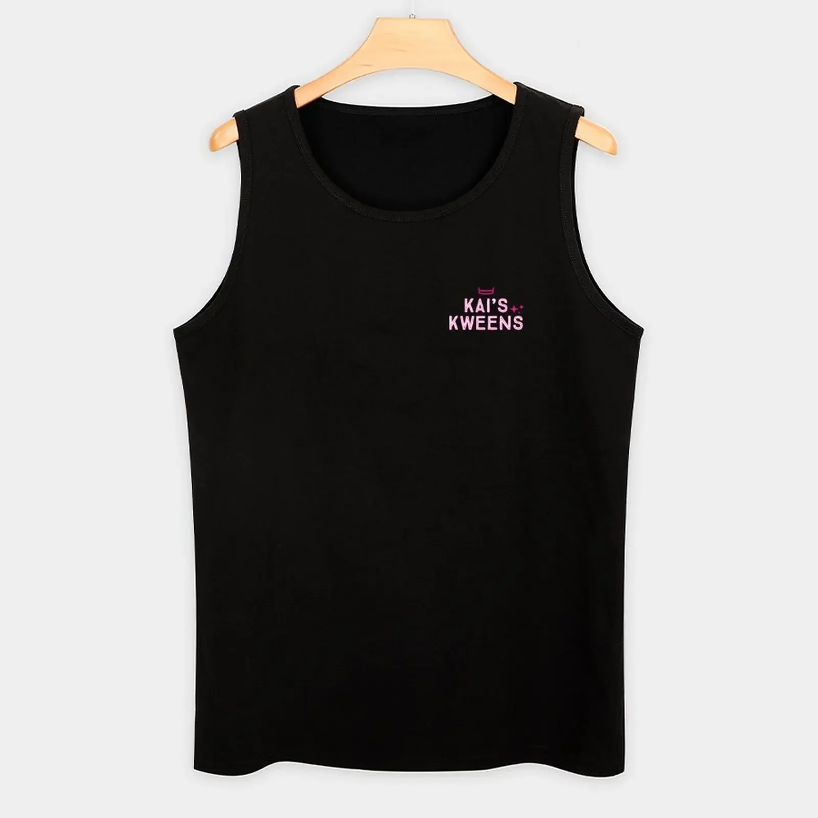 New Kai's Kweens - Розовая майка рубашки без рукавов мужские футболки