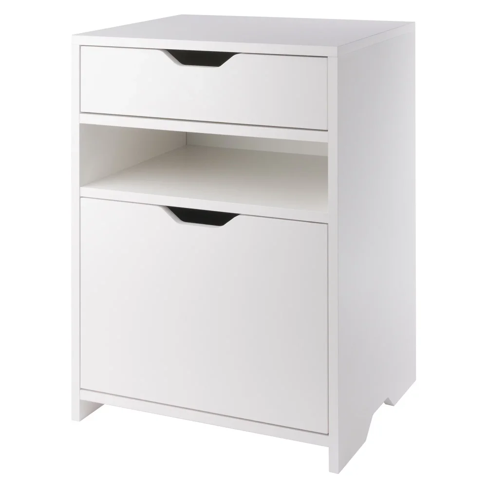 

Winsome Wood Nova Home Office File Storage Cabinet, White Finish Furniture Decoration Classical Elegance Nightstands