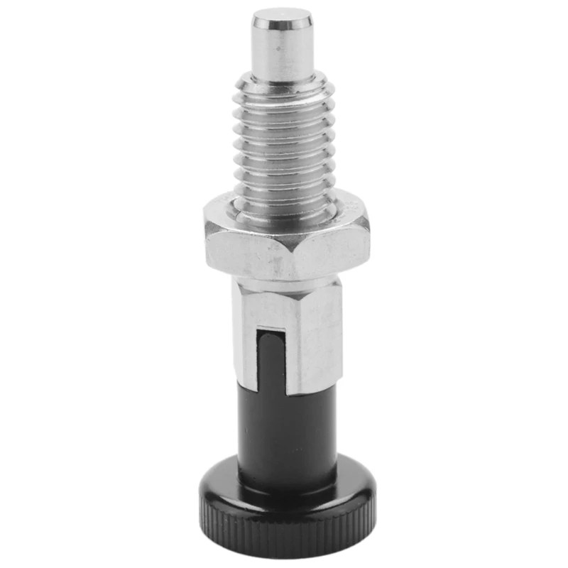

6X M10 Stainless Steel Self Locking Index Plunger Pin With Self Locking Function For Dividing Head