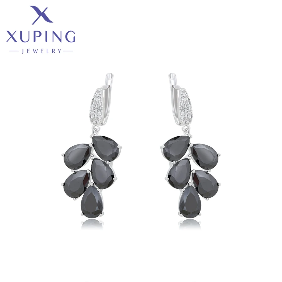 

Xuping Jewelry Elegant Fashion New Arrival Rhodium Color of Earrings for Women Gift A00278680