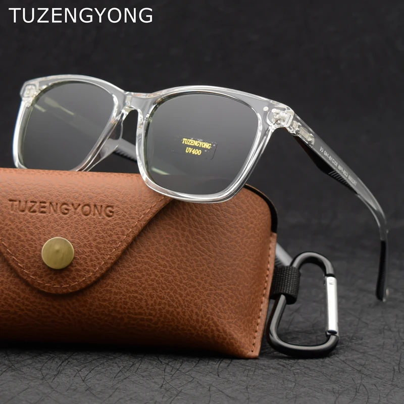 TUZENGYONG новые унисекс поляризованные солнцезащитные очки для мужчин ультралегкие