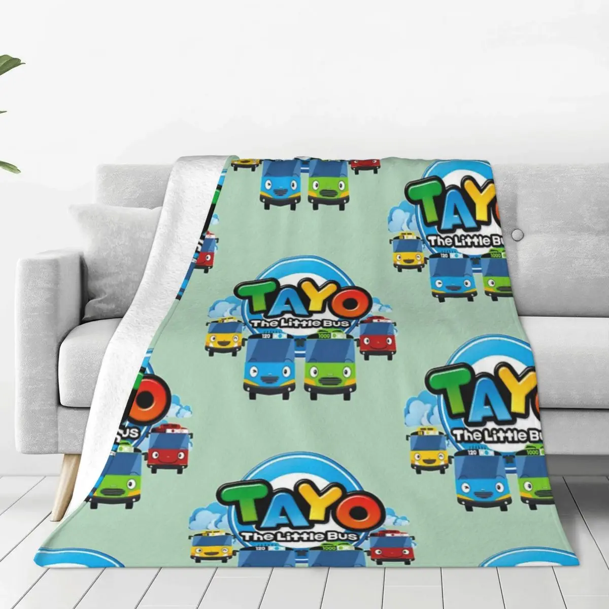 Tayo And Friends одеяло покрывало на кровать гостиная покрывала в эстетике