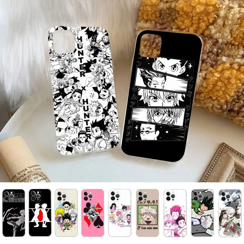 

Cute Hunter X Hunter Phone Case For iPhone 14 13 12 Mini 11 Pro XS Max X XR SE 6 7 8 Plus Soft Silicone Cover