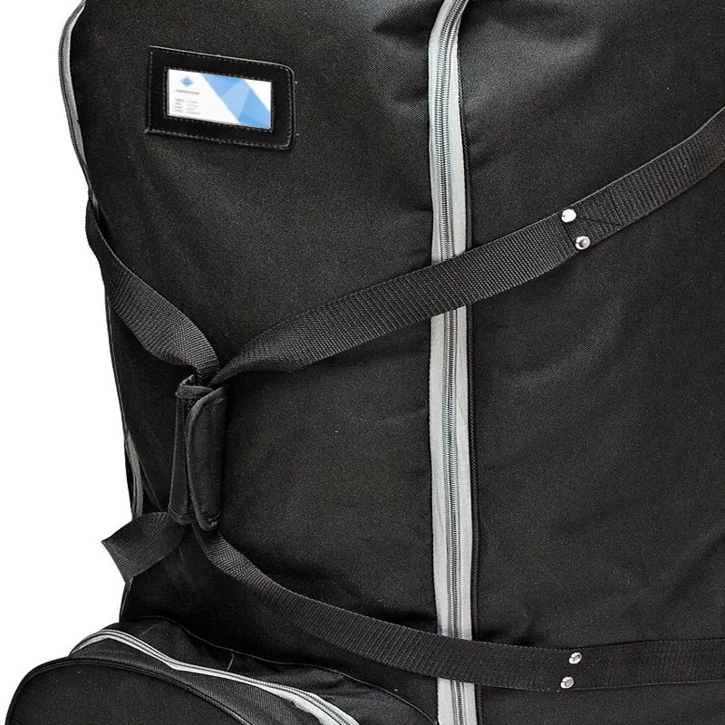 Deluxe Wheeled Golf Travel Bag with Padded Cover