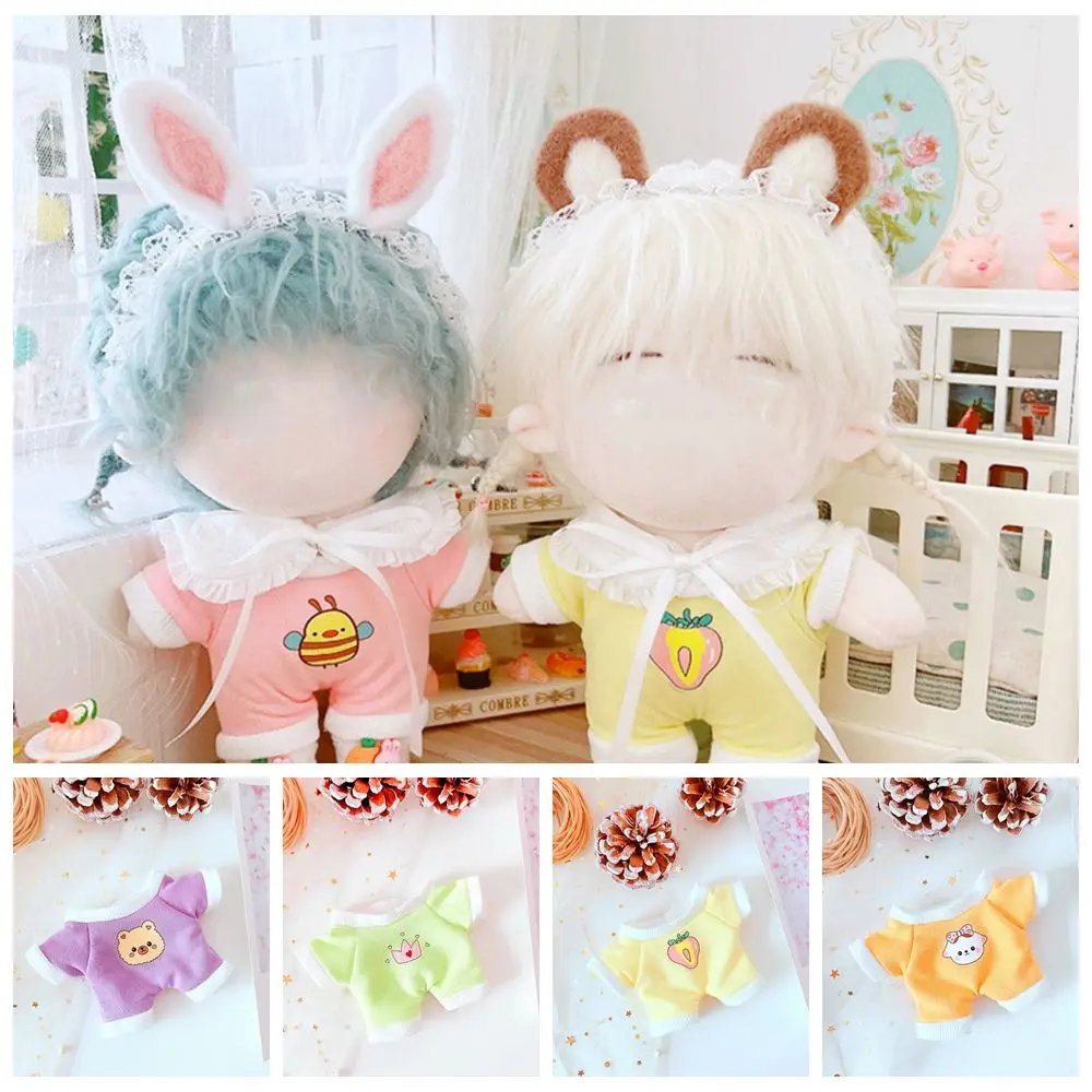 

Dinosaur Doll Changing Mini Clothing for 20cm Doll Doll Jumpsuit One-piece Garment Doll Clothes Dress up