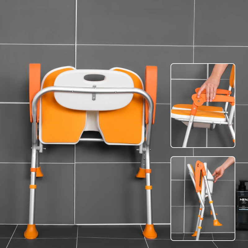 Специальное японское кресло для душа пожилых беременных женщин и детей складной