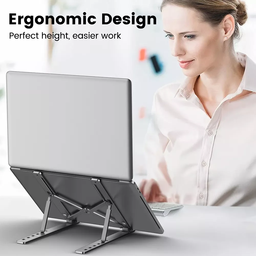 

2022 Trend Laptop Stand Notebook Support Base Cooling laptop Bracket Universal Computer Holder Accessories For Macbook iPad Tabl