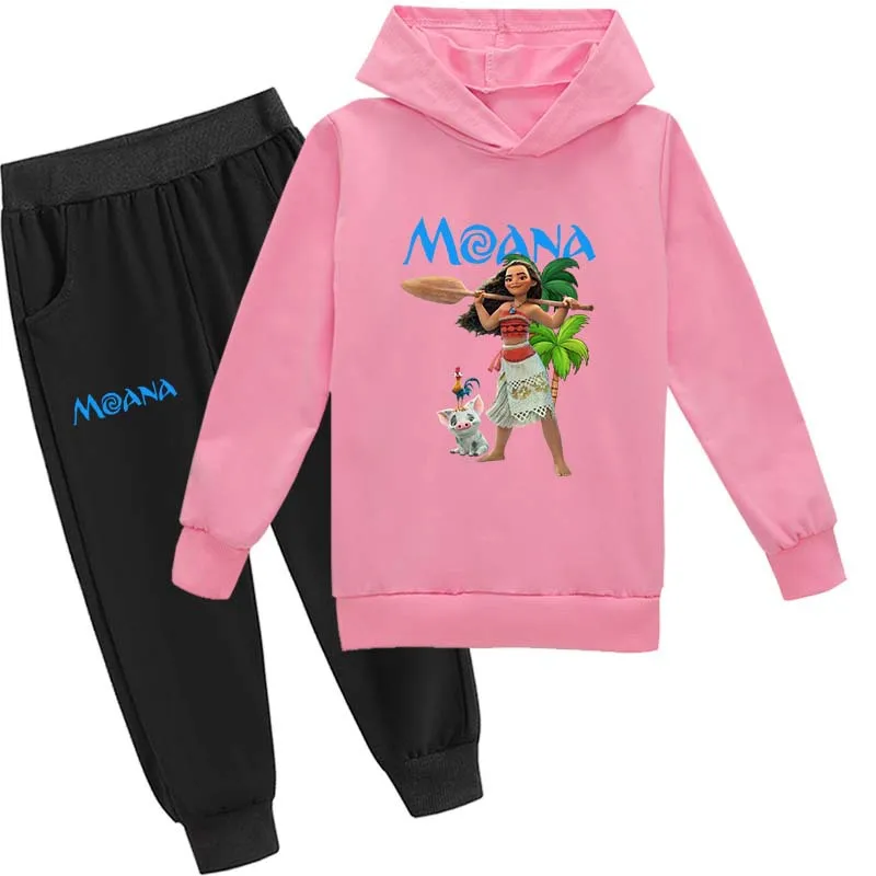 

Summer Kids Explorer Toddler Moana Baby Clothing Children Thin Hoodies Pants Suit For Boys Long Sleeves Sweatshirt Girls Clothes