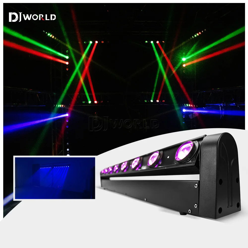 

Светодиодный светильник Lyre 2 шт./лот, 8x12 Вт, луч с подвижной головкой, RGBW, для ночного клуба, свадьбы, вечеринки, сценическое освещение DMX, освещение для дискотеки, оборудование для диджея