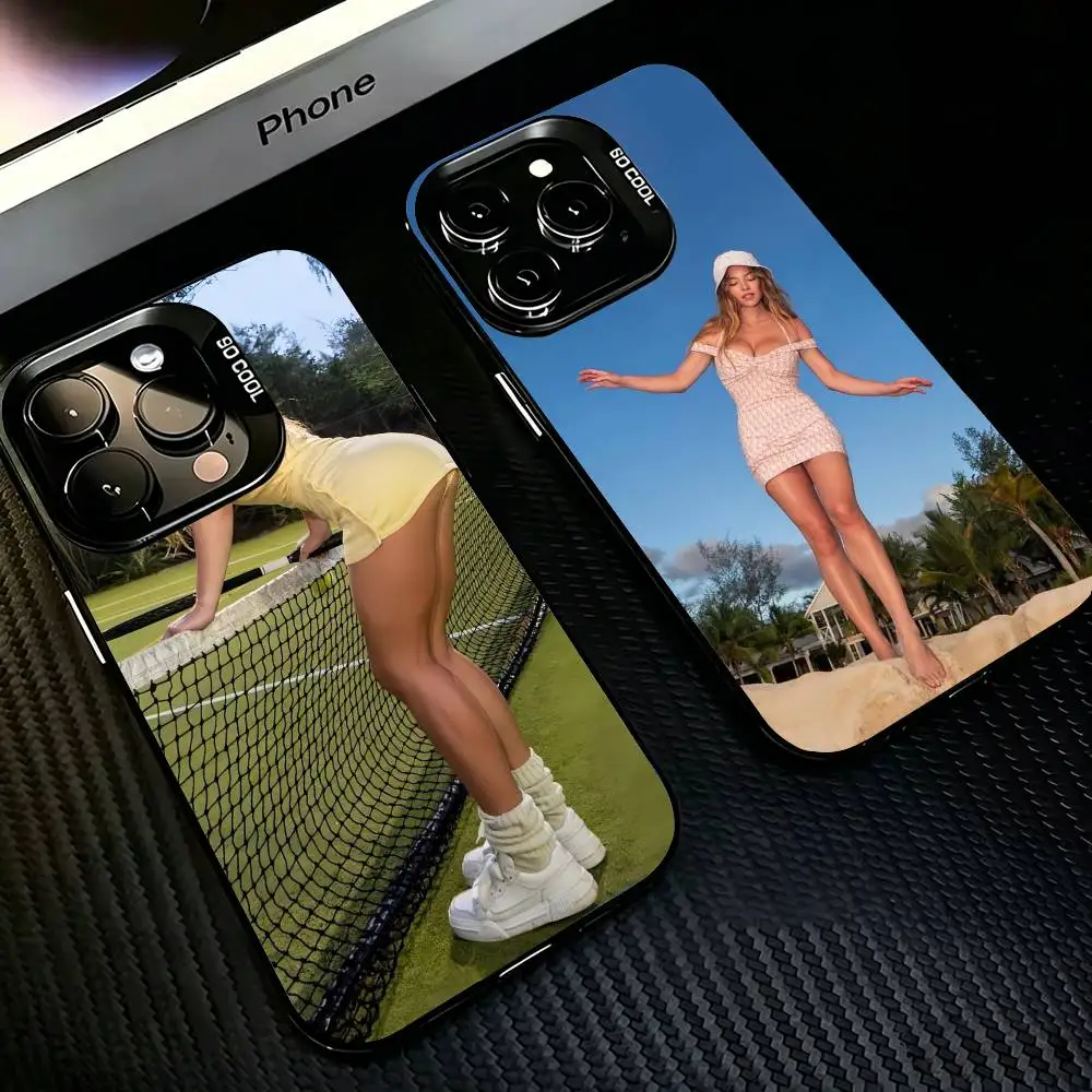 Фото Чехол Sweetie SYD S-Sydney для iPhone 17, 16, 15, 14, 13, 12, 11 Plus, Pro Max, XS, красочный серебристый чехол №1