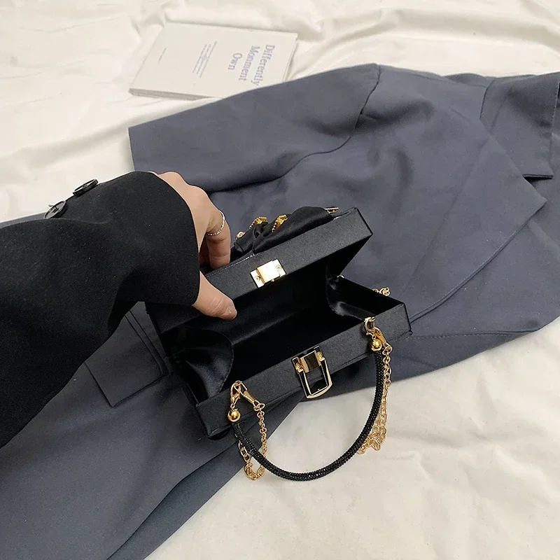 Левая сторона мини-сумка на плечо с верхней ручкой женские сумки 2024 корейская