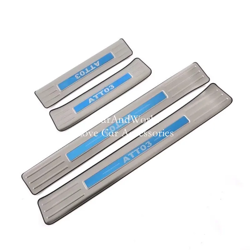 Накладка на порог внешней и внутренней двери из нержавеющей стали накладка