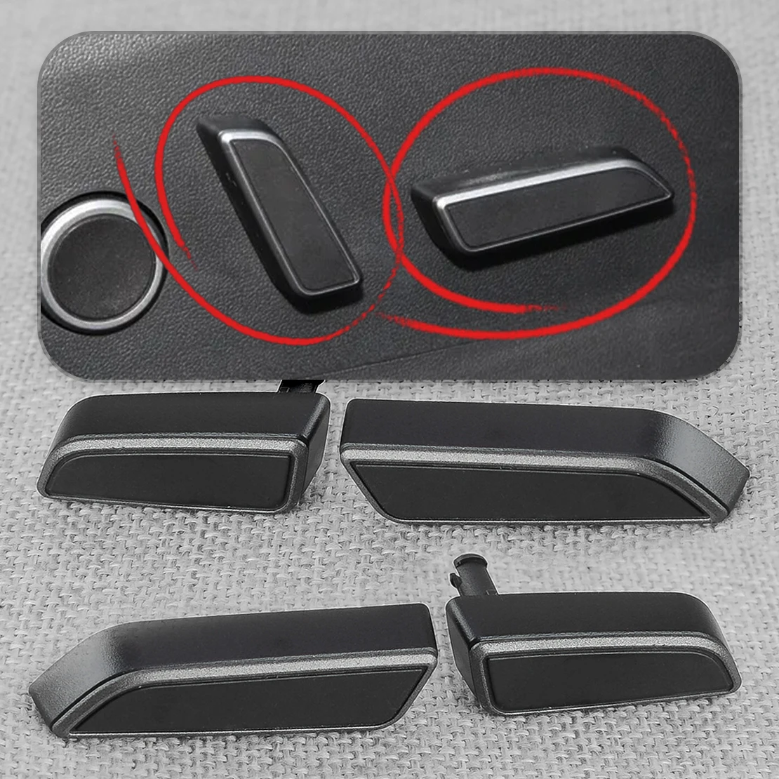 1 комплект подушка для боковых сидений регулировка переключателей вперед и назад