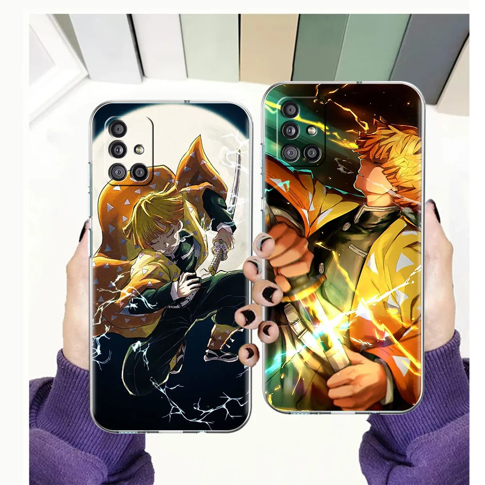 

Kimetsu No Yaiba Anime Case for Samsung Galaxy A13 A22 A32 A52 A72 A51 A71 A11 A31 A41 M31 A01 A21S 5G Transparent Silicon Shell